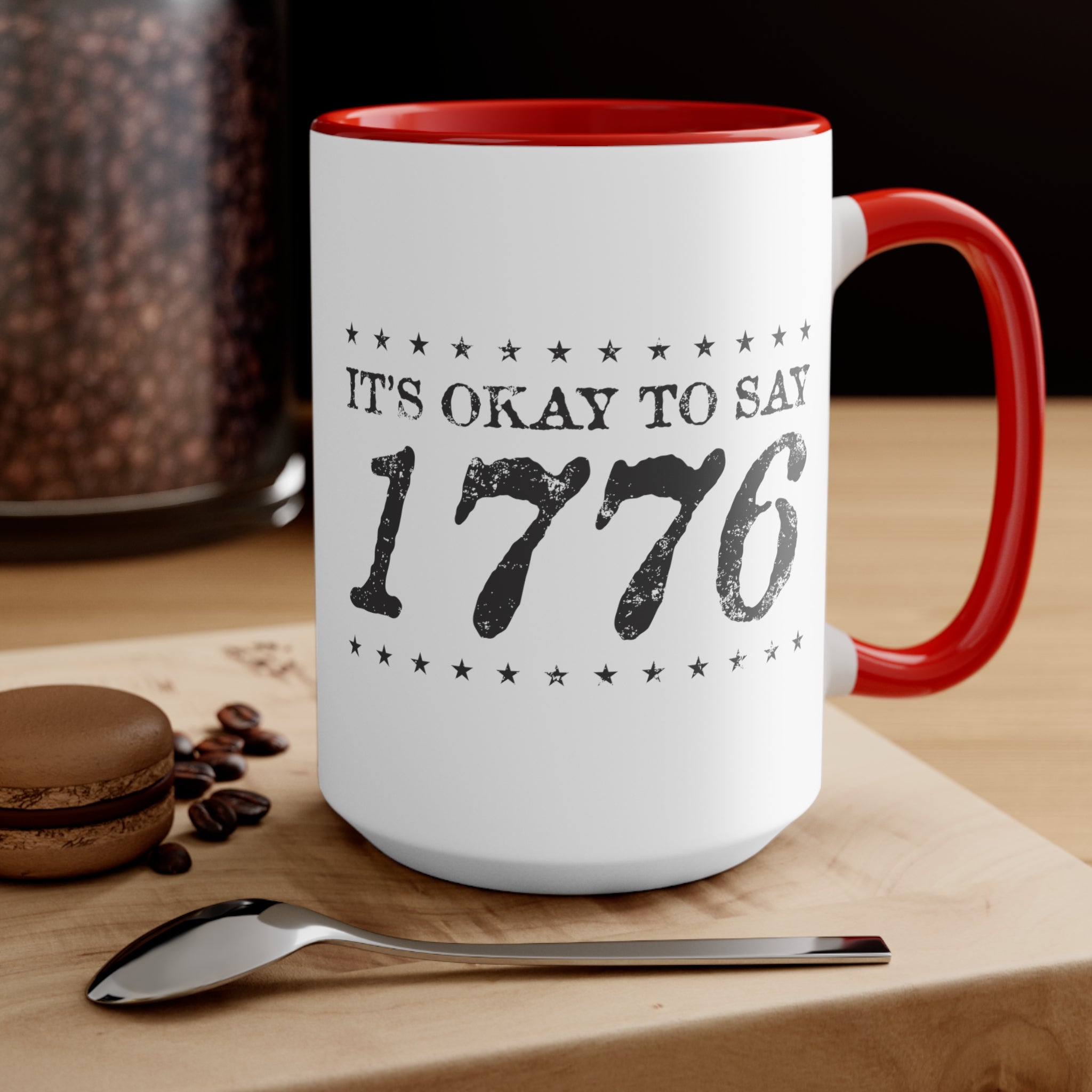 1776 Mug (2 sizes, 3 colors) - PatriotDepot.com