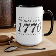 1776 Mug (2 sizes, 3 colors) - PatriotDepot.com