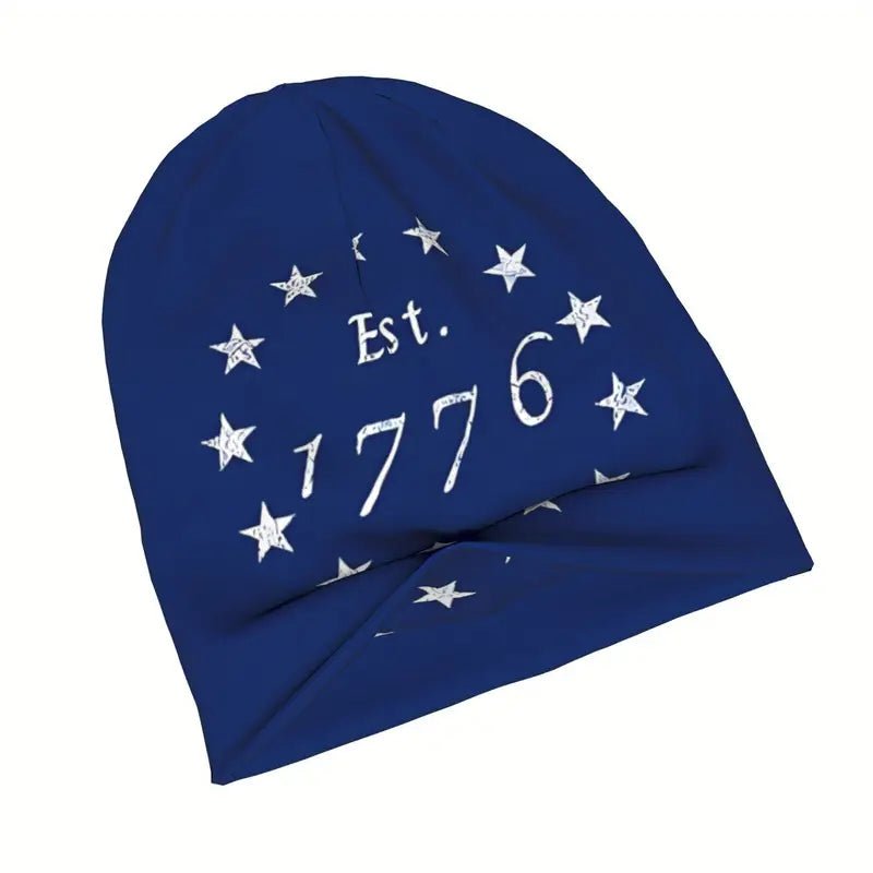1776 Stretchy & Soft Skull Knit Beanie - PatriotDepot.com