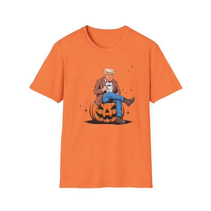 Fall for Trump: Coffee & Pumpkin Patriot T-Shirt