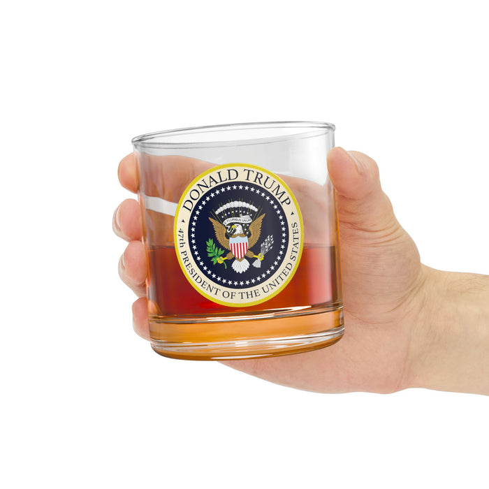 Donald Trump 47th President of the United States Glass