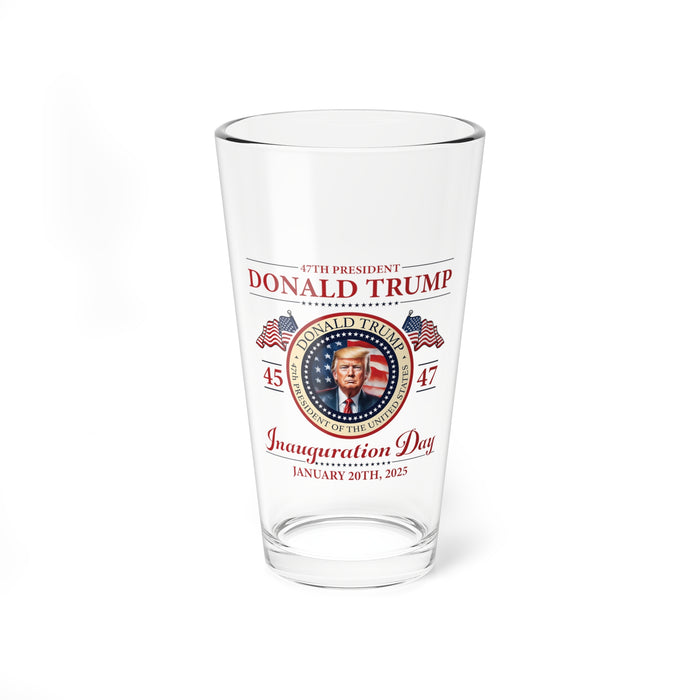 The 47th President of the United States Donald J. Trump Inauguration Glass