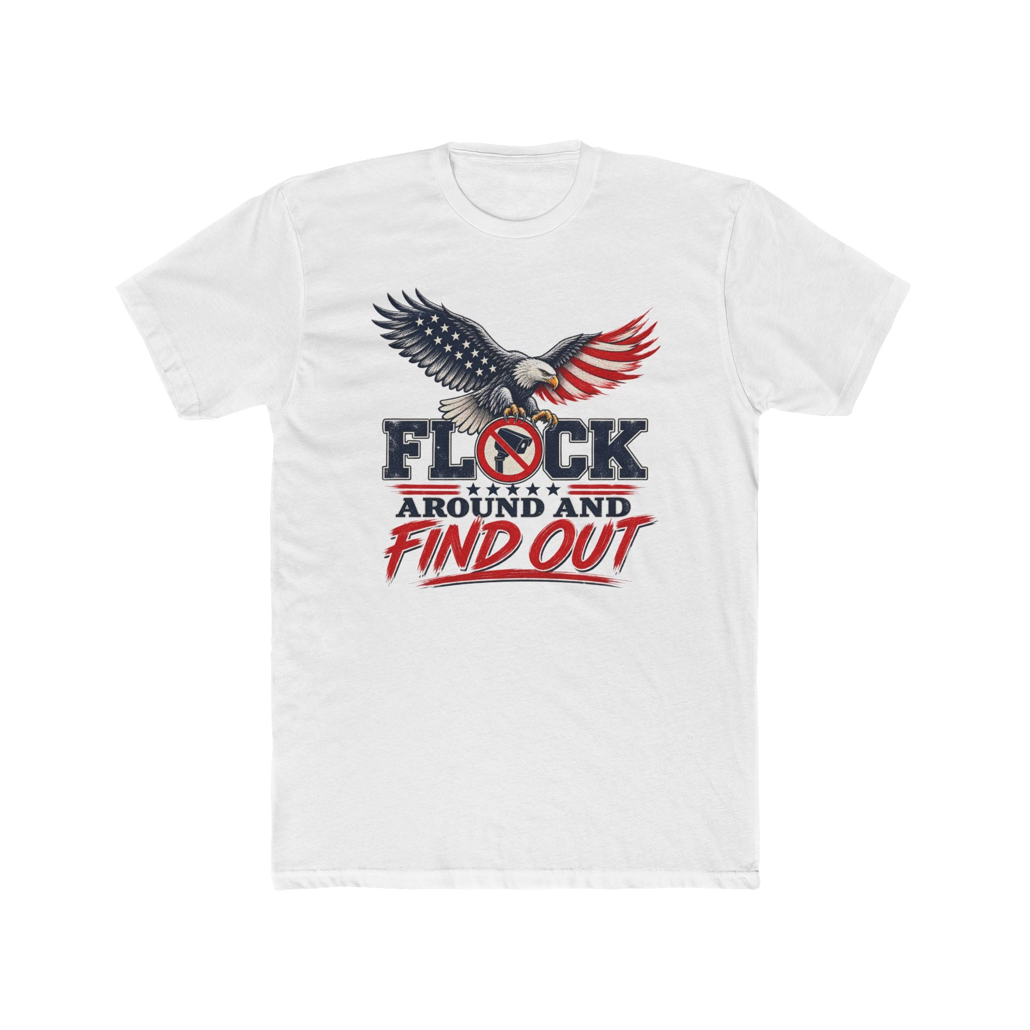 Patriotic 'Flock Around and Find Out' Eagle T-Shirt