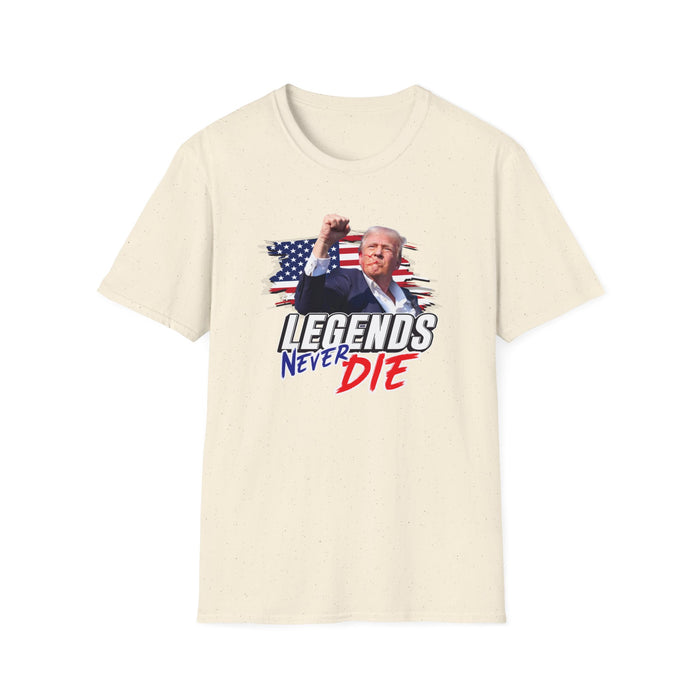 Trump Patriotic Legends Never Die T-Shirt