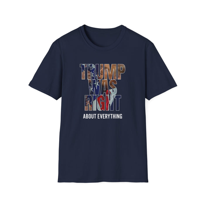 Trump Was Right About Everything Silhouette T-Shirt