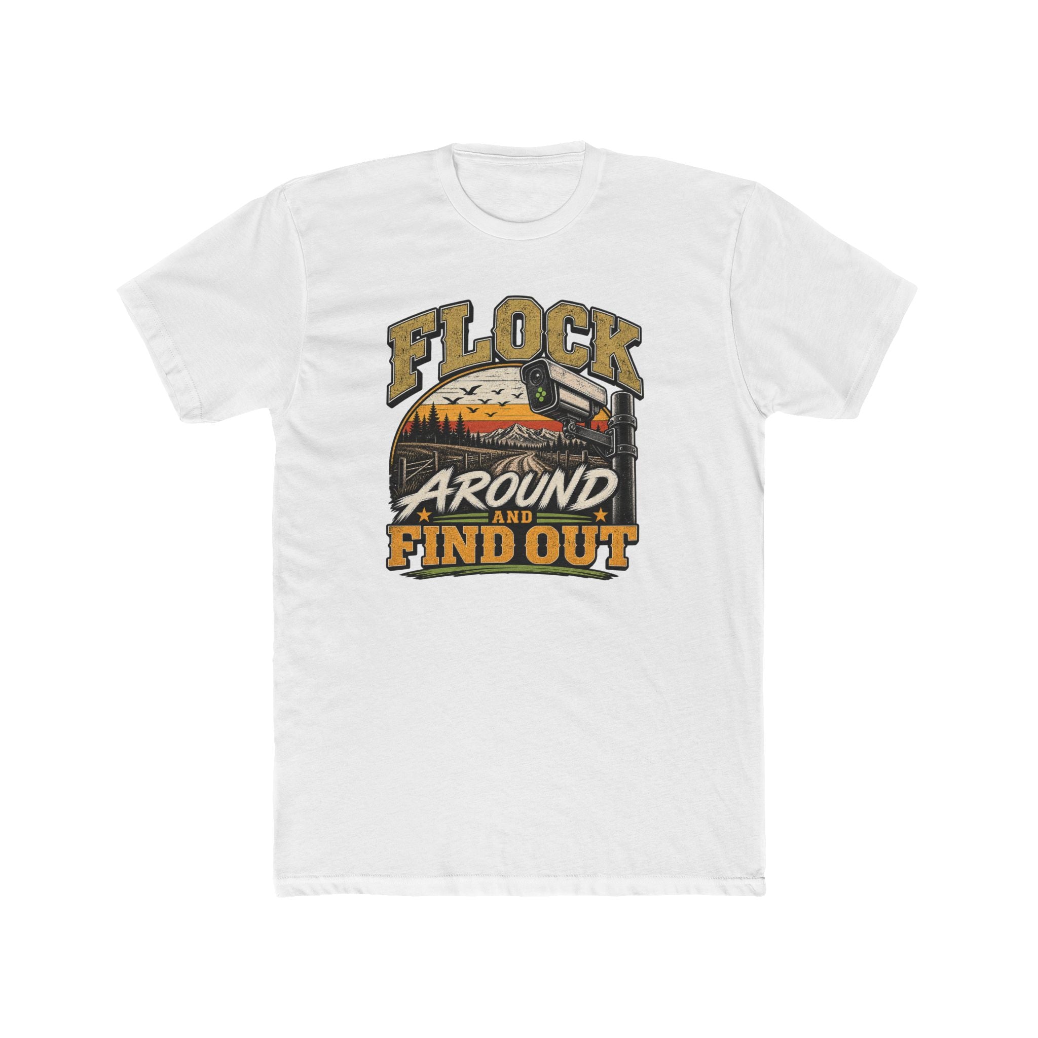 "Flock Around and Find Out" Vintage Duck Hunting-Style T-Shirt