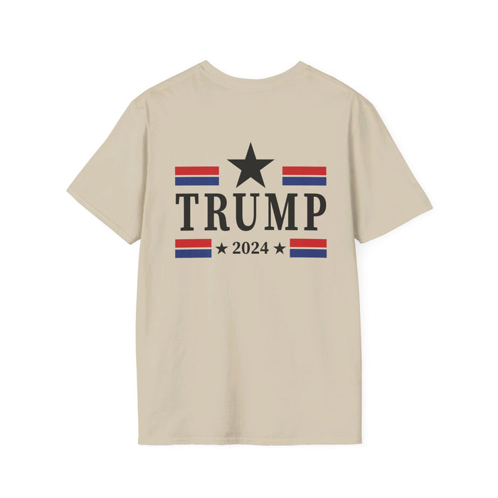 Trump 2024 Star T-Shirt (Front & Back Design)