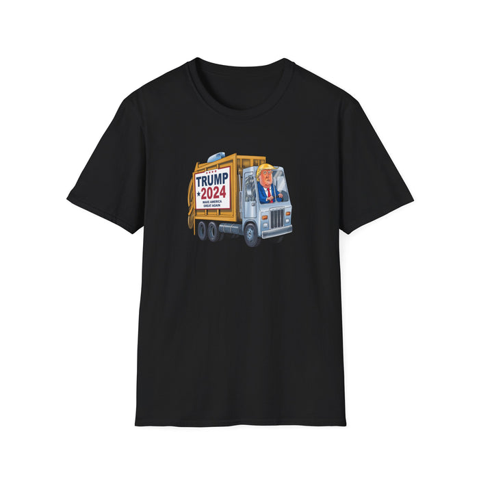 Trump 2024 Garbage Man Cartoon T-Shirt