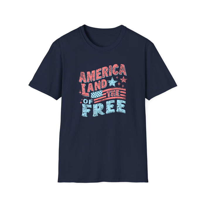 America Land of the Free Patriotic T-Shirt