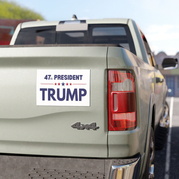 47th President Trump Car Magnet