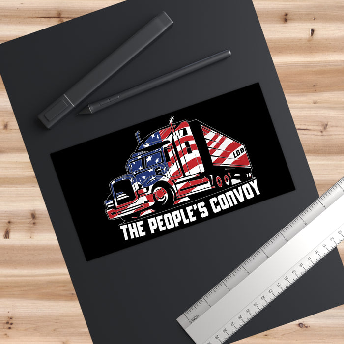 The People's Convoy Bumper Sticker