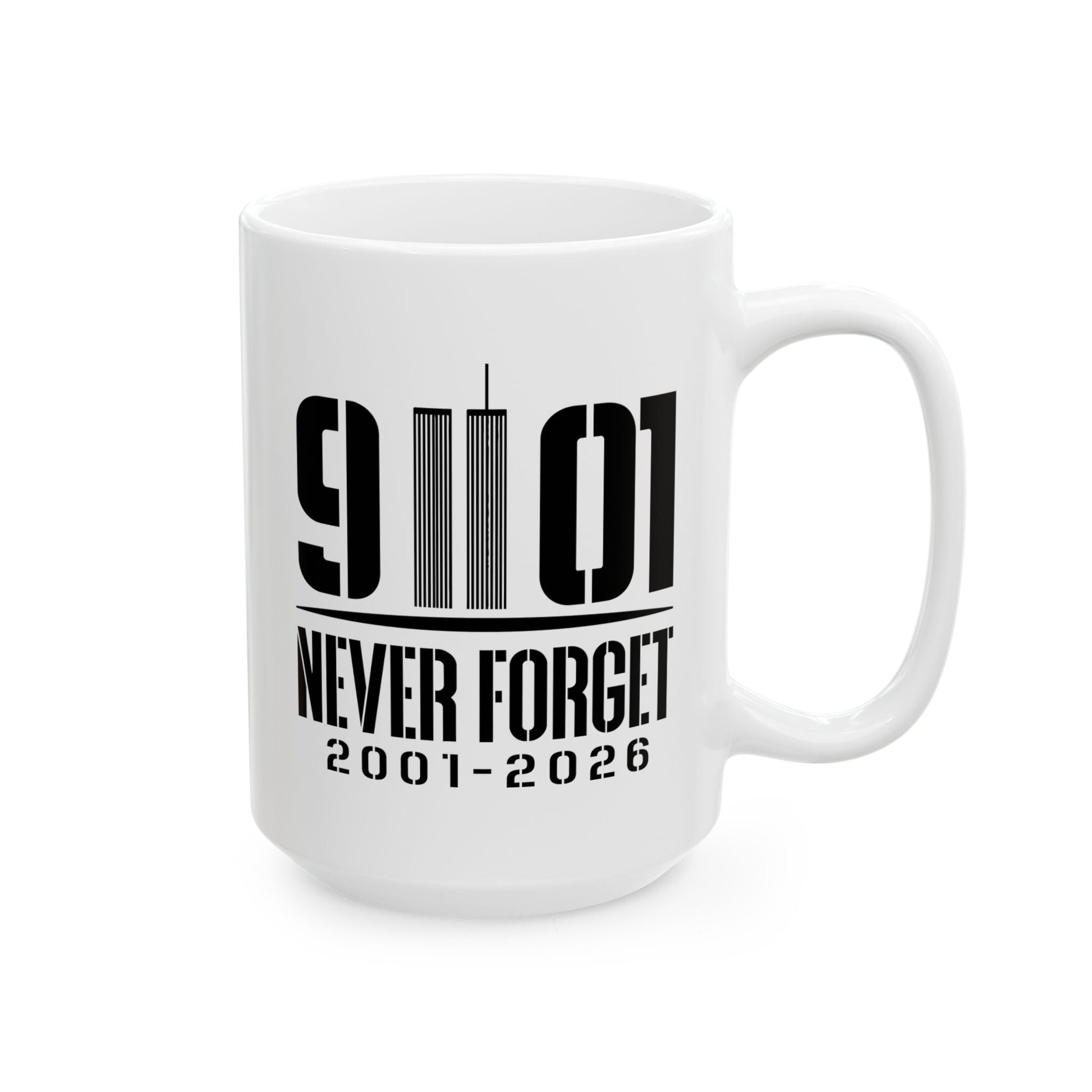 1991 Never Forget Ceramic Mug — 250th Anniversary Memorial 2001-2026 - PatriotDepot.com