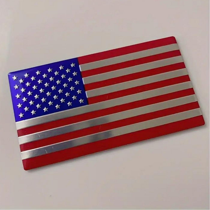 3D American Flag Auto Emblem