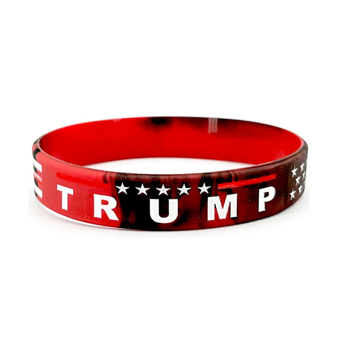 Trump 2024 Silicone Bracelets (3-Pack)