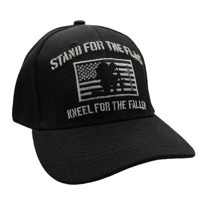 Stand for the Flag Kneel for the Fallen Embroidered Hat