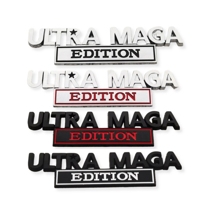 Ultra MAGA Edition Auto Emblem (4 Designs) — PatriotDepot.com