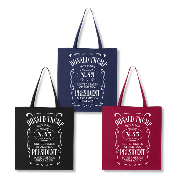 Donald Trump N.45 MAGA Tote Bag (3 Colors)