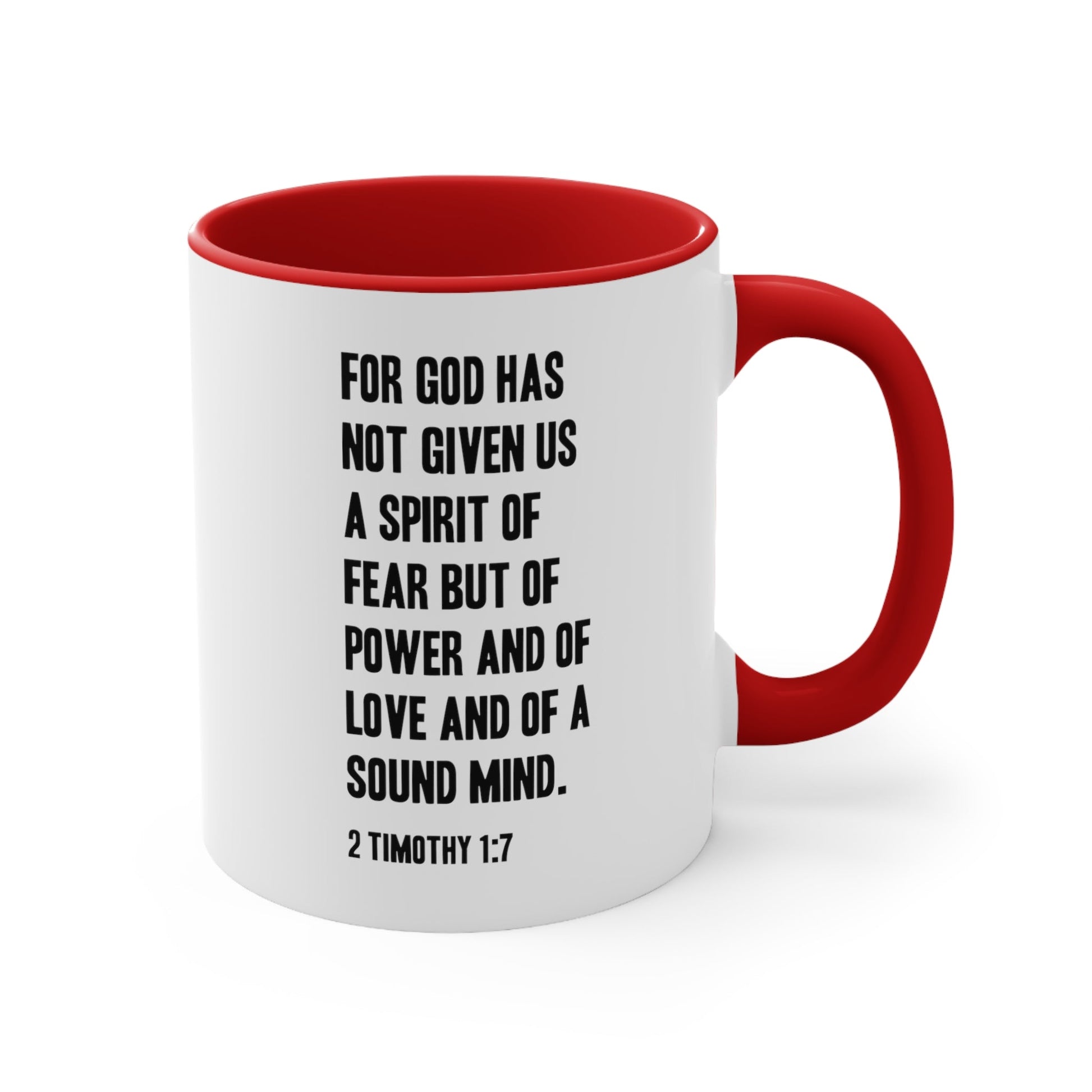 2 Timothy 1:7 Mug - PatriotDepot.com