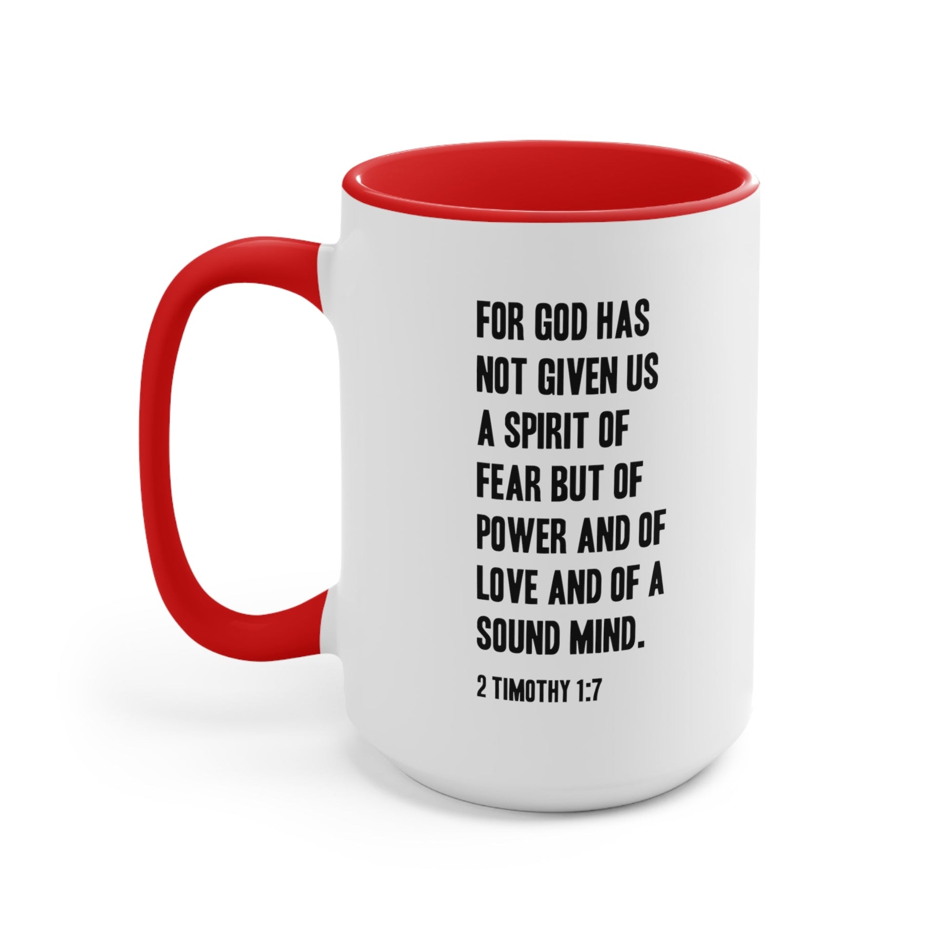 2 Timothy 1:7 Mug - PatriotDepot.com