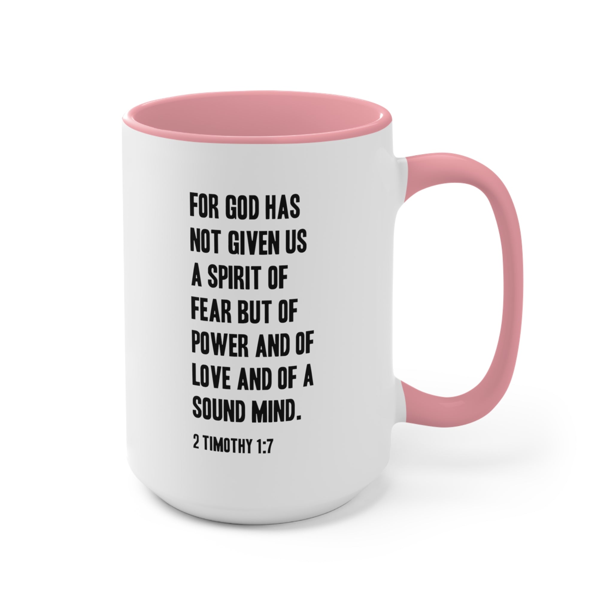 2 Timothy 1:7 Mug - PatriotDepot.com
