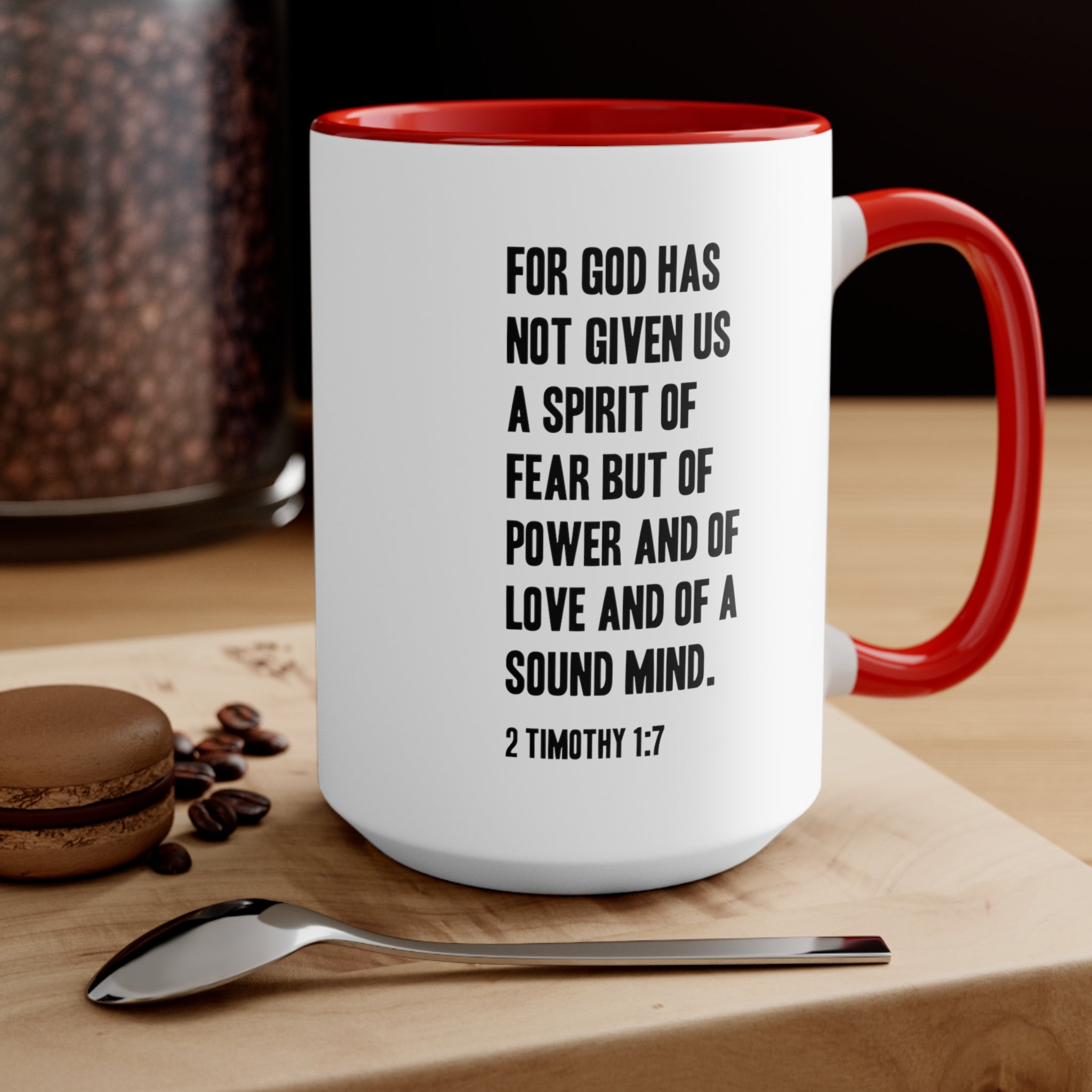 2 Timothy 1:7 Mug - PatriotDepot.com