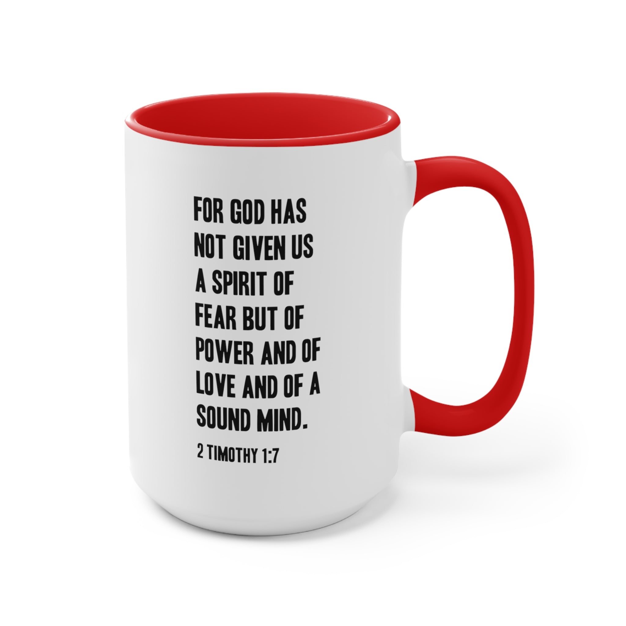 2 Timothy 1:7 Mug - PatriotDepot.com