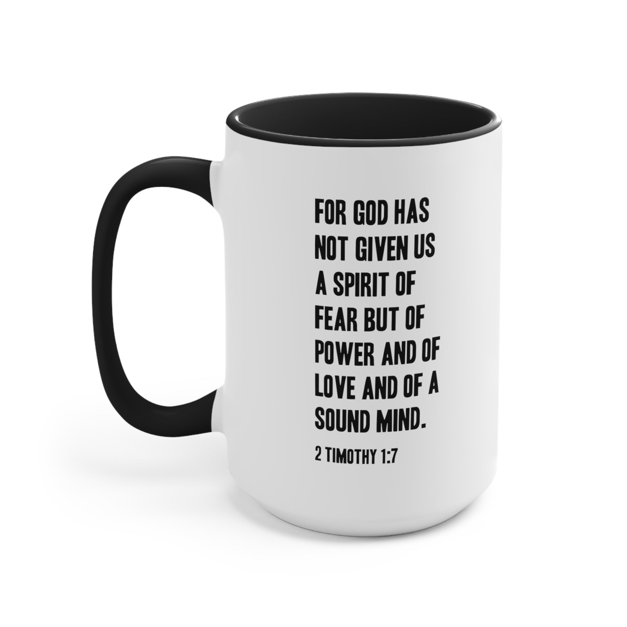 2 Timothy 1:7 Mug - PatriotDepot.com
