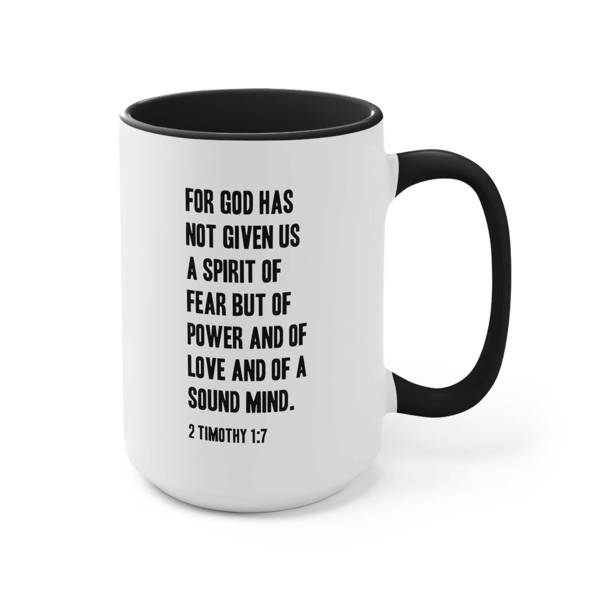 2 Timothy 1:7 Mug - PatriotDepot.com