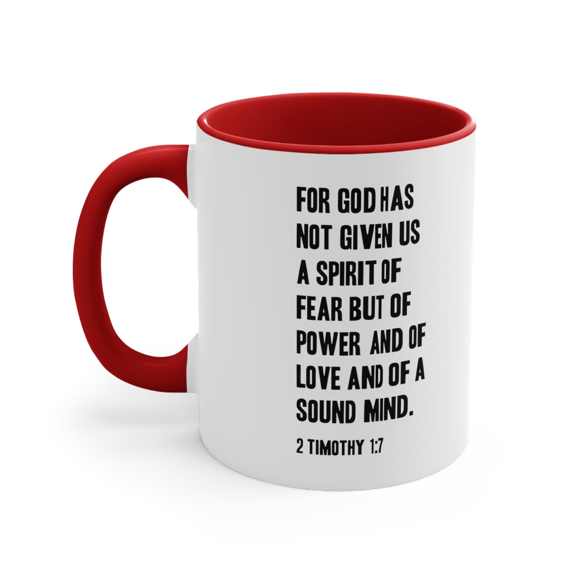 2 Timothy 1:7 Mug - PatriotDepot.com
