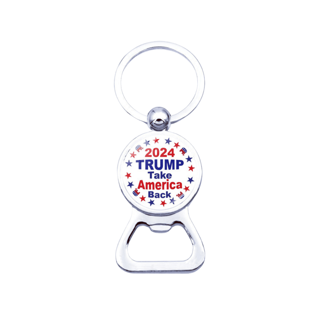 2024 Trump Take America Back Keychain - Bottle Opener - PatriotDepot.com