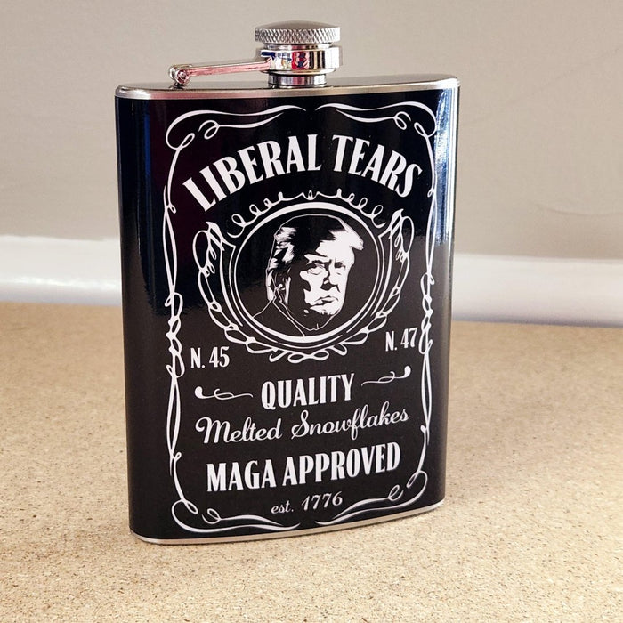 Liberal Tears "MAGA Approved" Flask