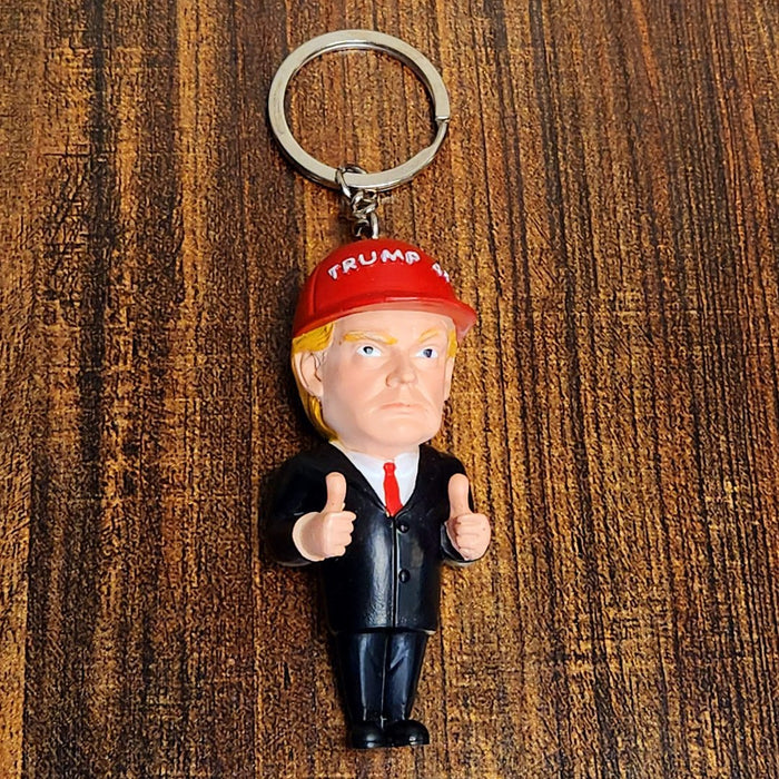 President Trump 47 Thumbs Up Keychain (Exclusive)