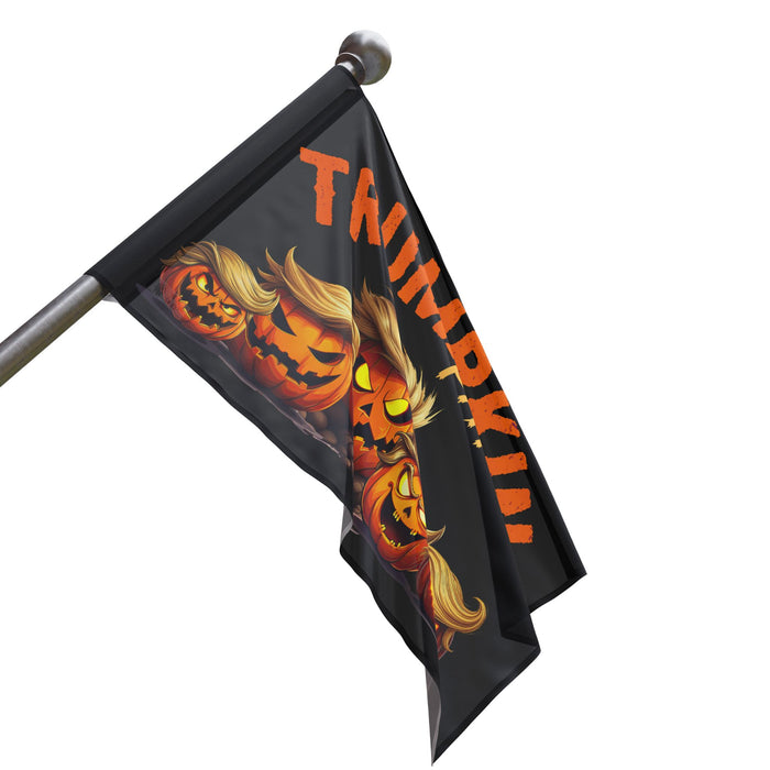 Trumpkin Patch Halloween Custom Banner Flag (3 Sizes)