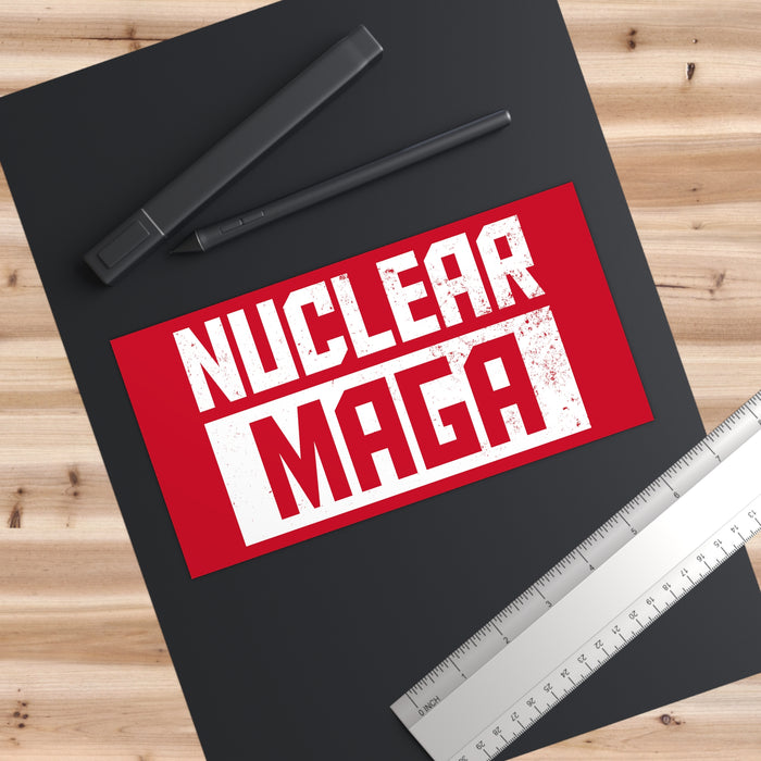 Nuclear MAGA Bumper Sticker