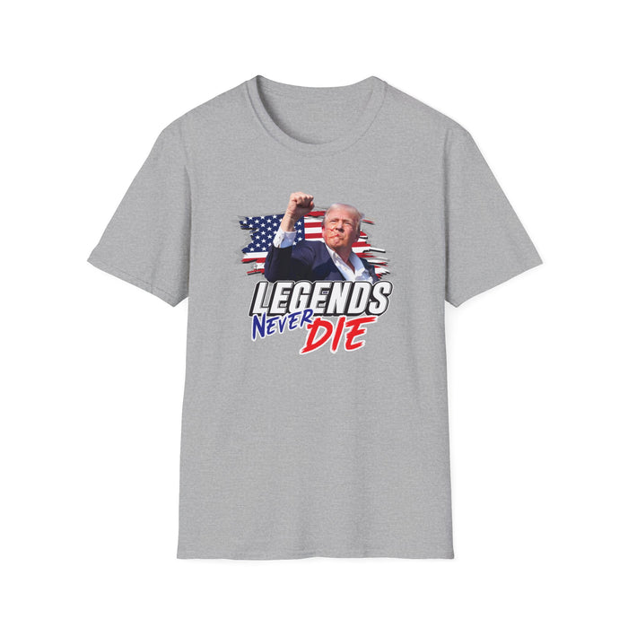 Trump Patriotic Legends Never Die T-Shirt