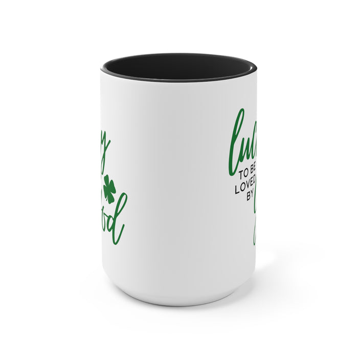 Lucky to be Loved by God Mug