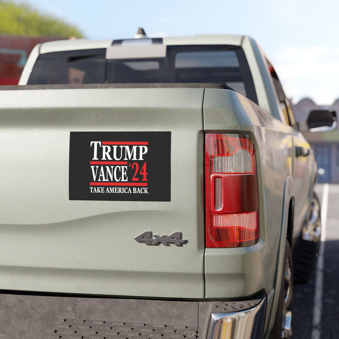 Trump Vance '24 Take America Back Car Magnet