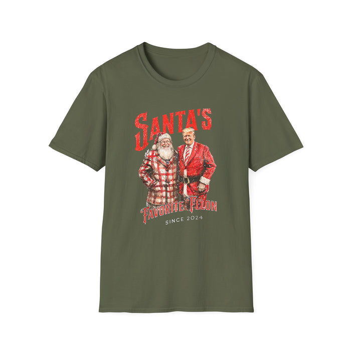 Santa's Favorite Felon Since 2024 T-Shirt