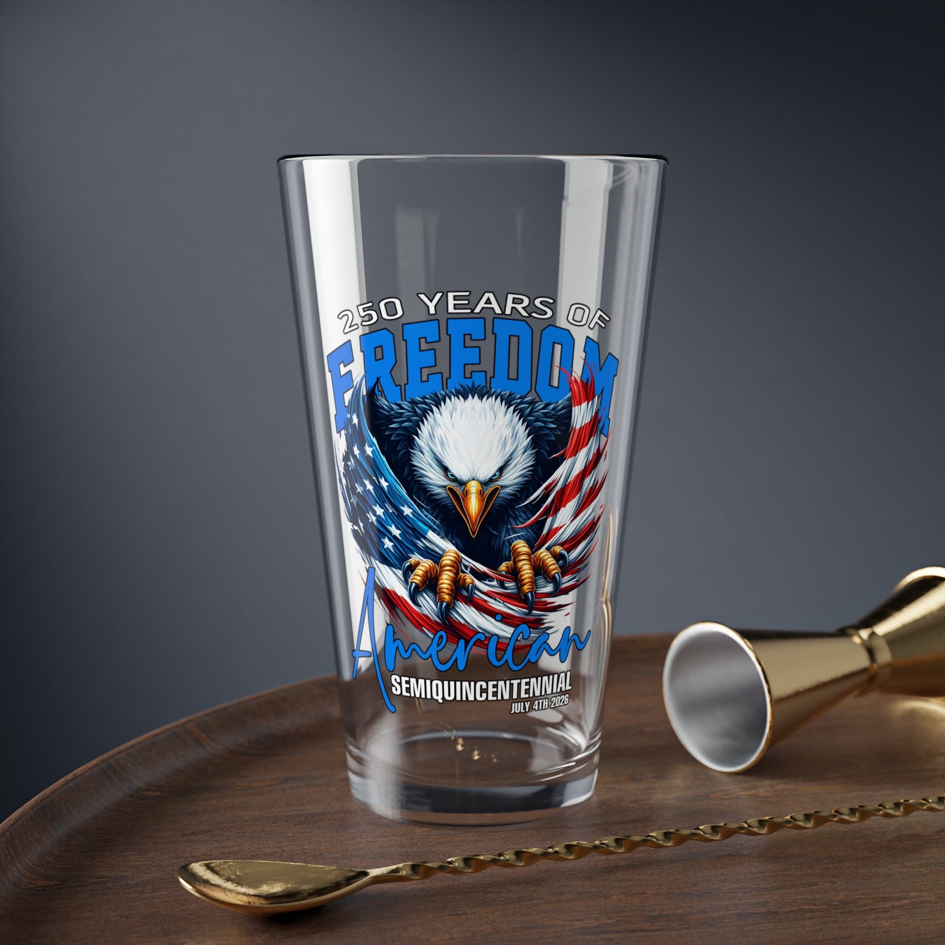 250 Years of American Freedom Glass (Semiquincentennial Edition) - PatriotDepot.com
