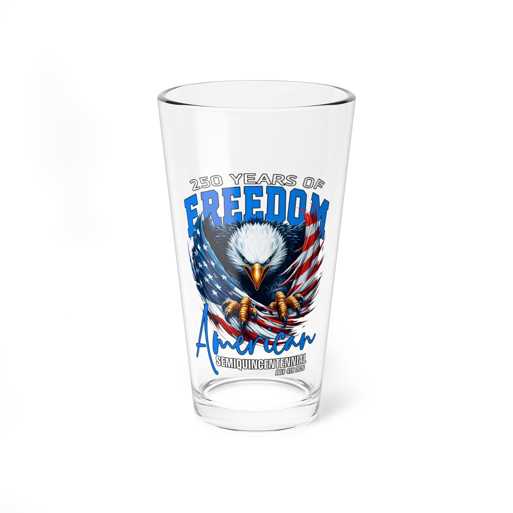 250 Years of American Freedom Glass (Semiquincentennial Edition) - PatriotDepot.com