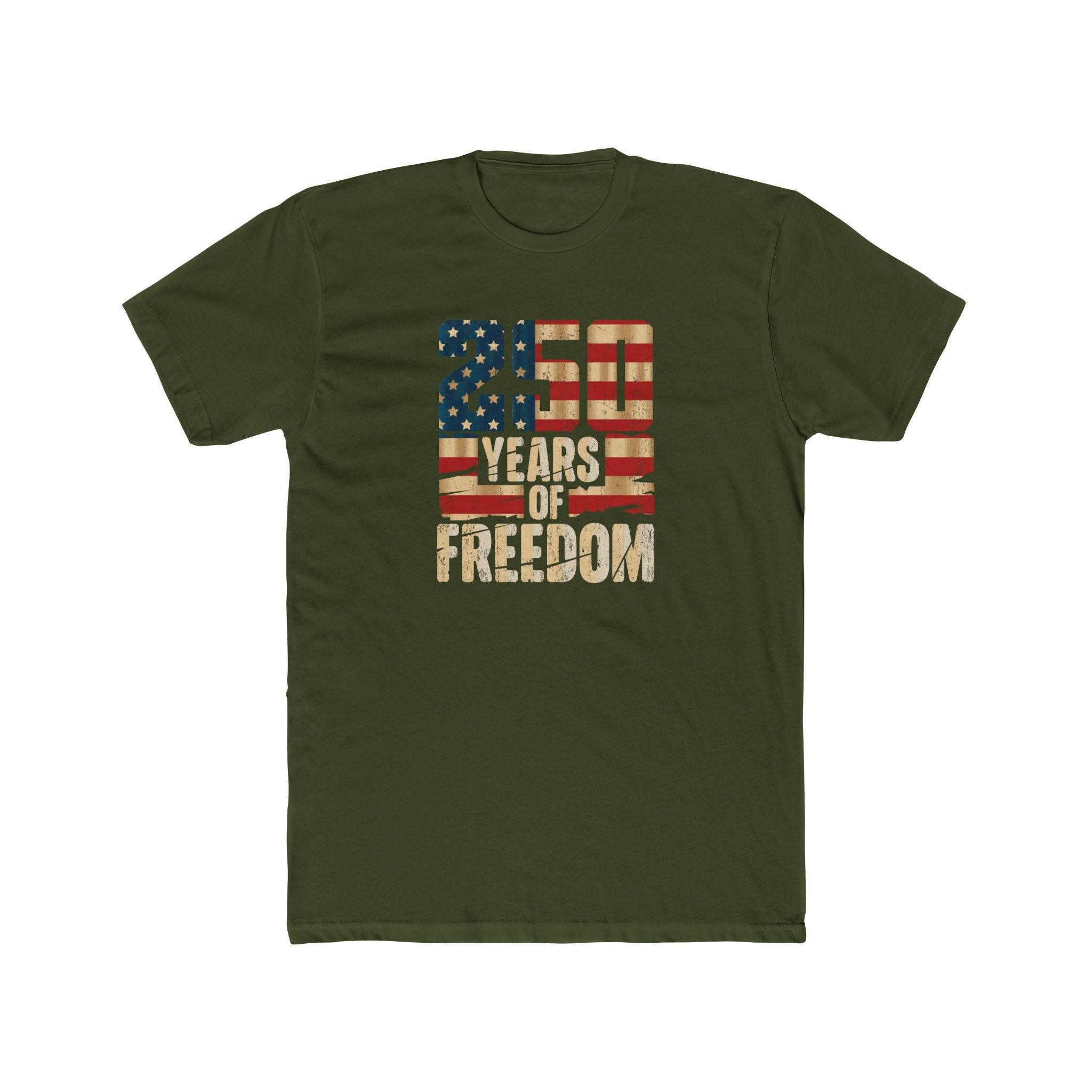 250 Years of American Freedom T-Shirt – USA Semiquincentennial Shirt - PatriotDepot.com