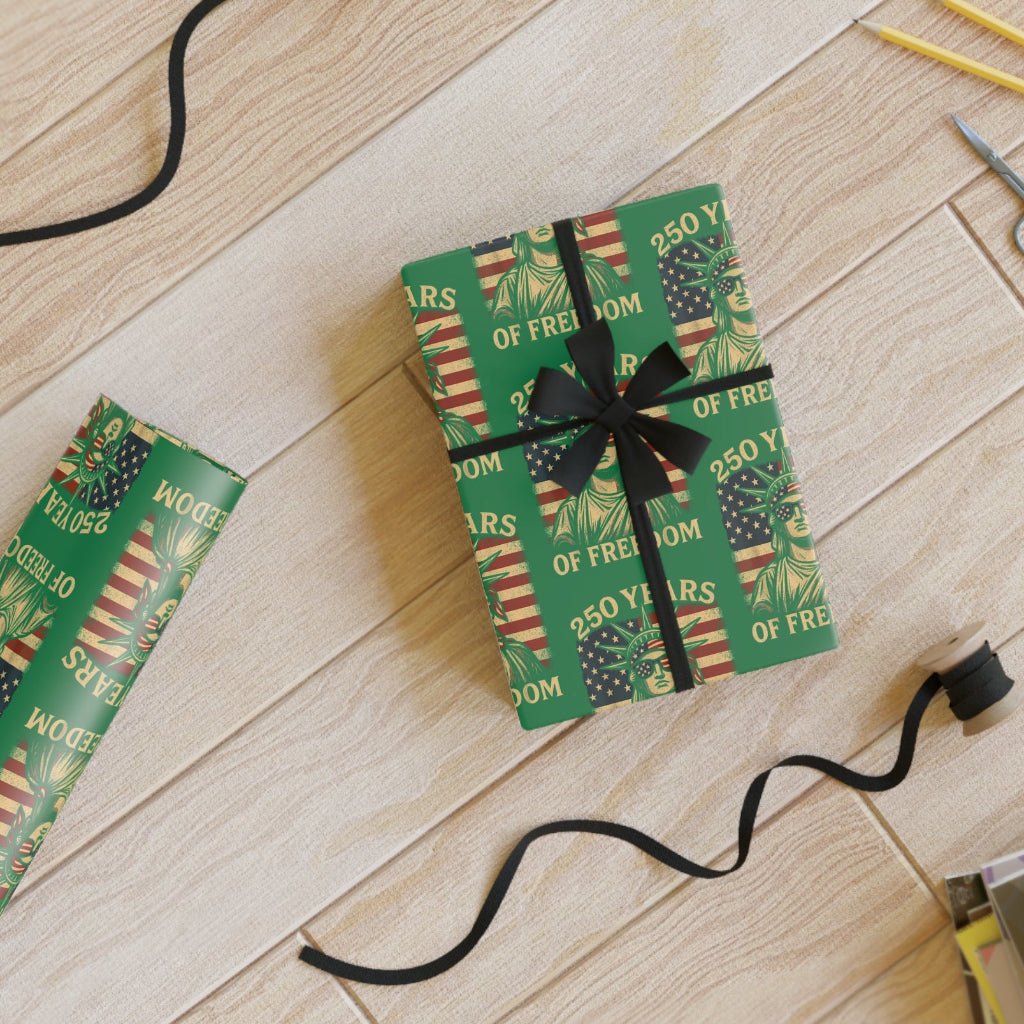 250 Years of Freedom Custom Wrapping Paper - PatriotDepot.com