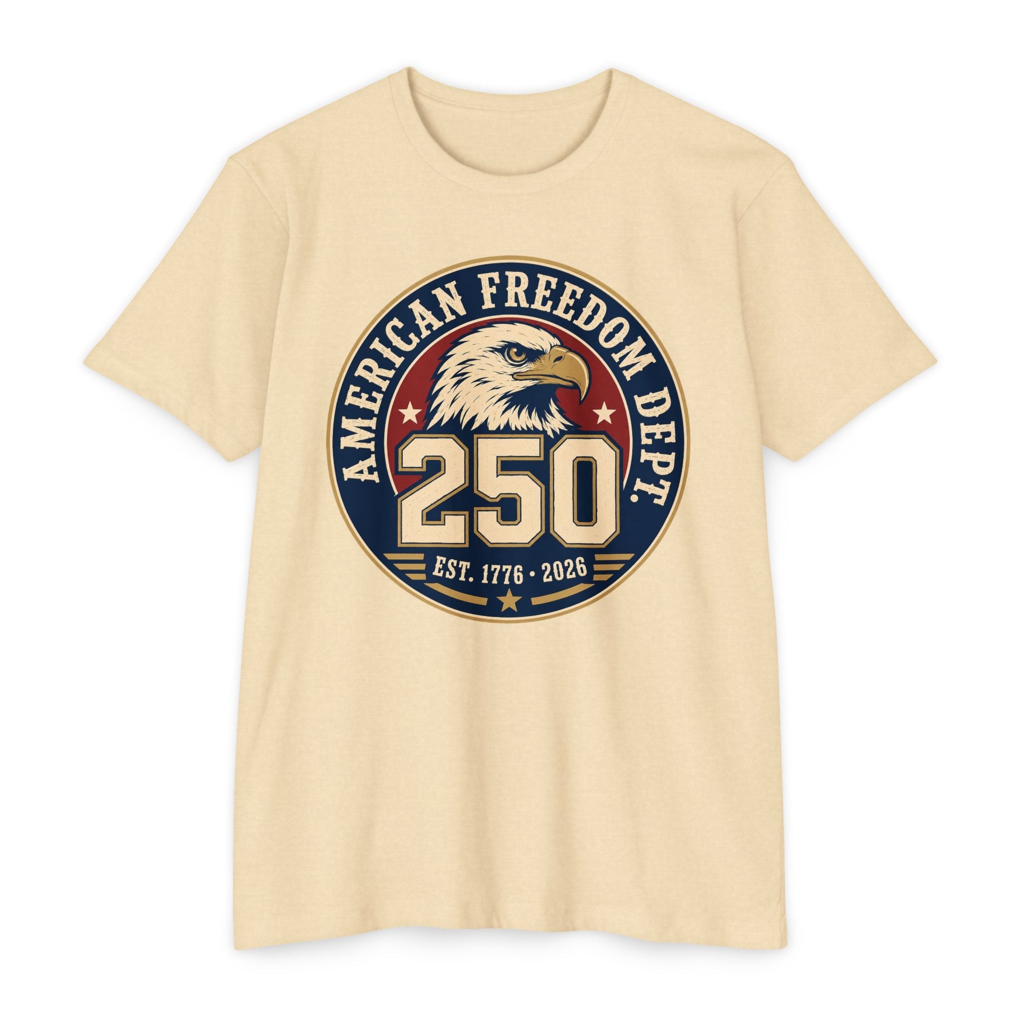 250th Anniversary American Freedom Dept T-Shirt – Vintage Eagle Patriotic Tee | S–5XL - PatriotDepot.com