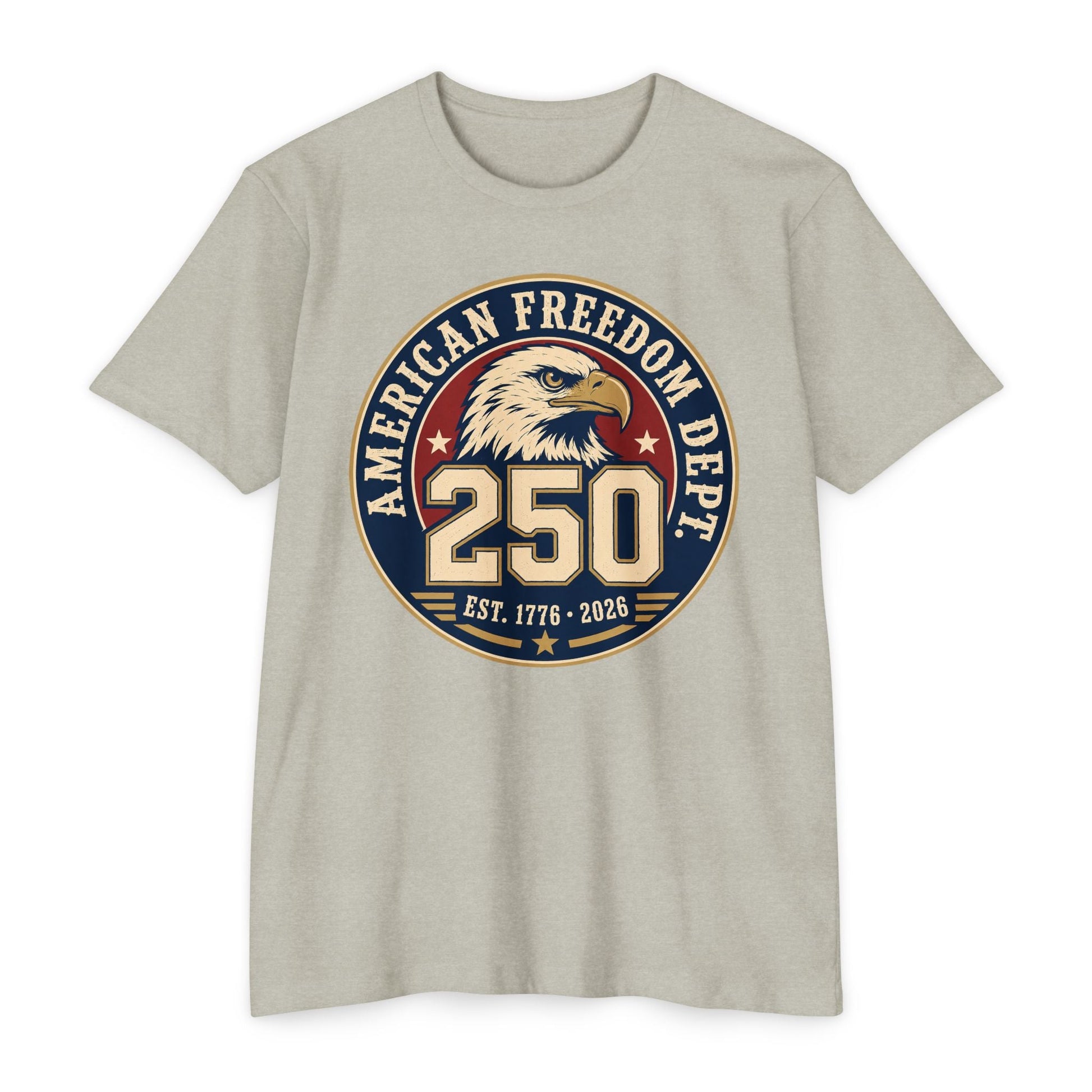 250th Anniversary American Freedom Dept T-Shirt – Vintage Eagle Patriotic Tee | S–5XL - PatriotDepot.com