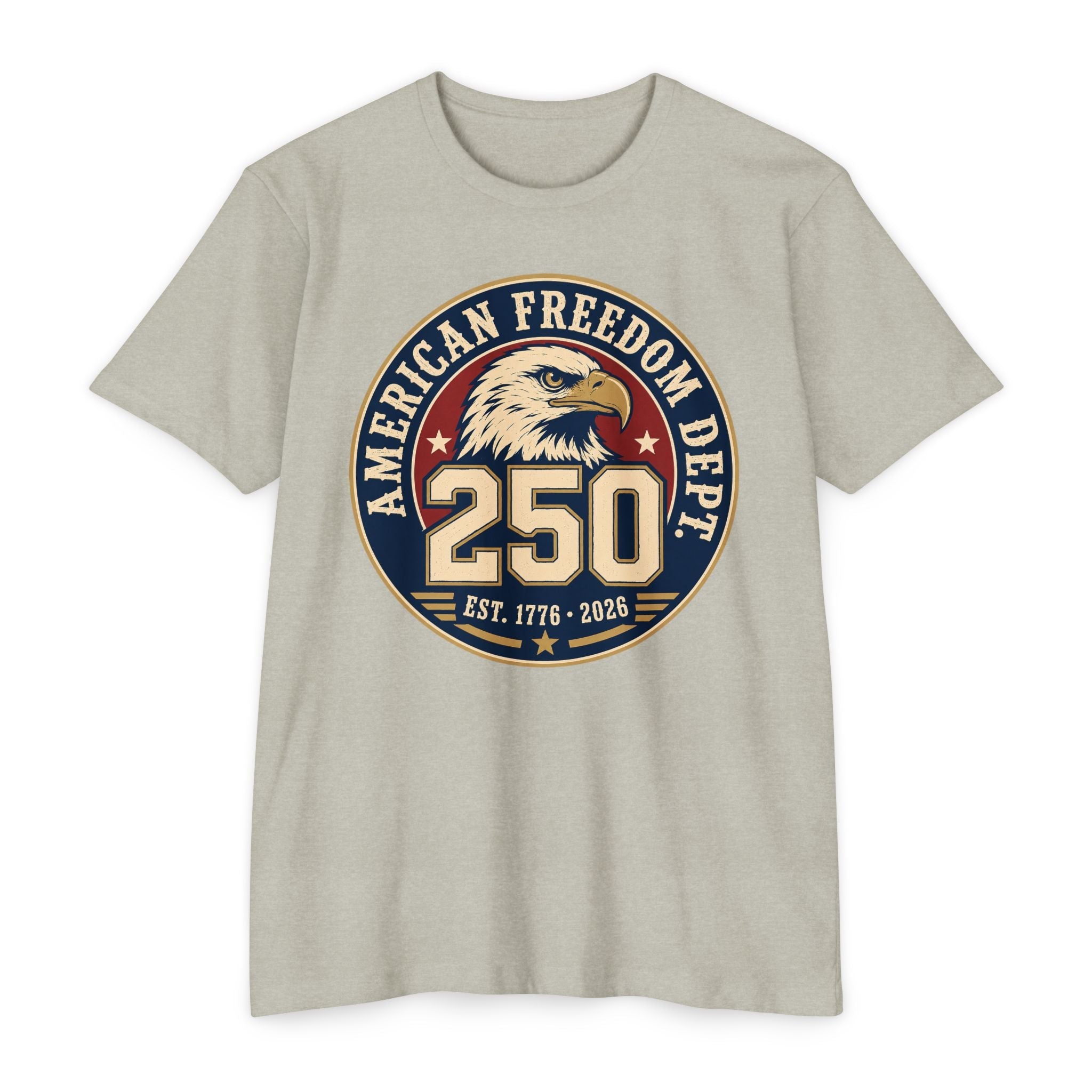 250th Anniversary American Freedom Dept T-Shirt – Vintage Eagle Patriotic Tee | S–5XL - PatriotDepot.com