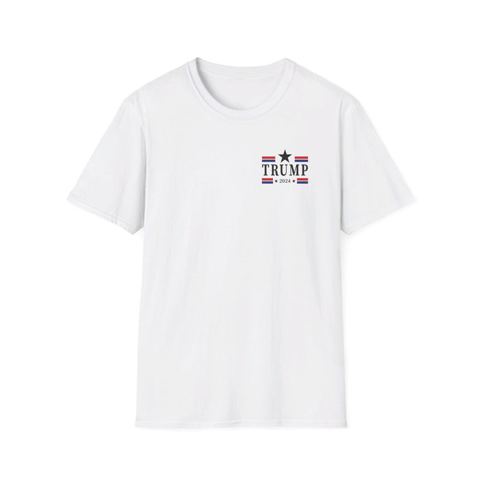 Trump 2024 Star T-Shirt (Front & Back Design)