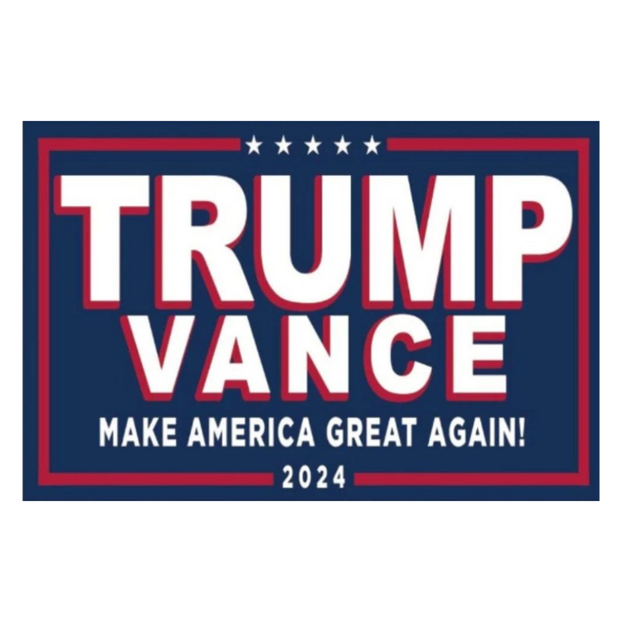 Trump Vance MAGA 5'x8' Flag (Navy)