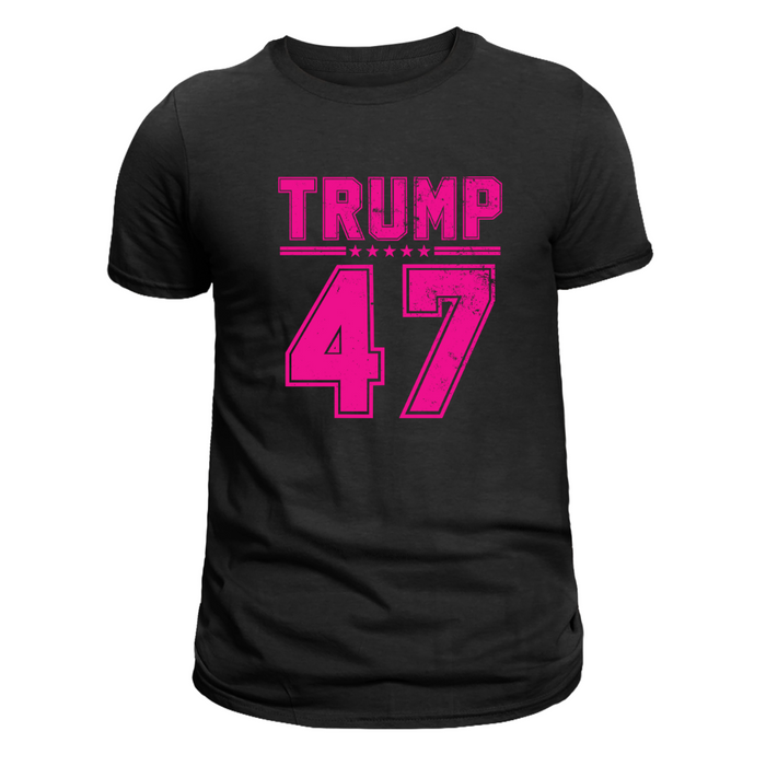 Trump 47 Hot Pink T-Shirt