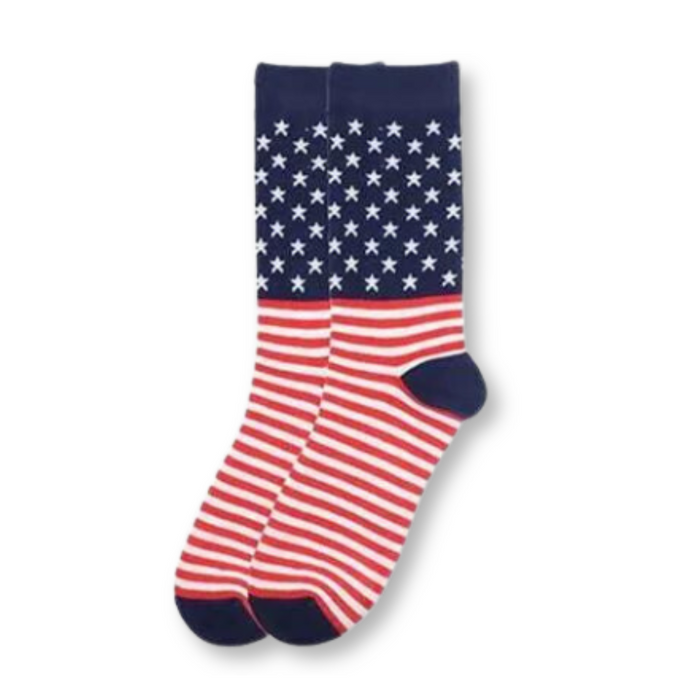 Stars & Stripes Patriotic Socks