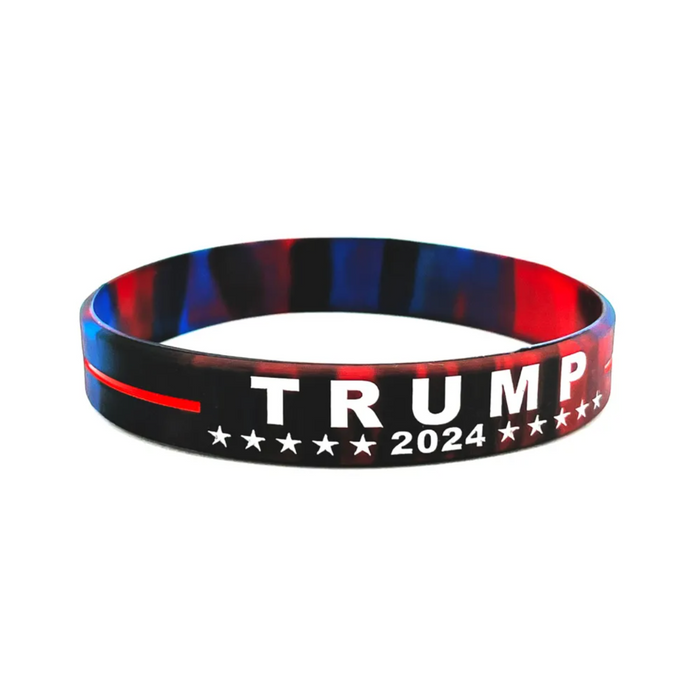 Trump 2024 Silicone Bracelets (3-Pack)